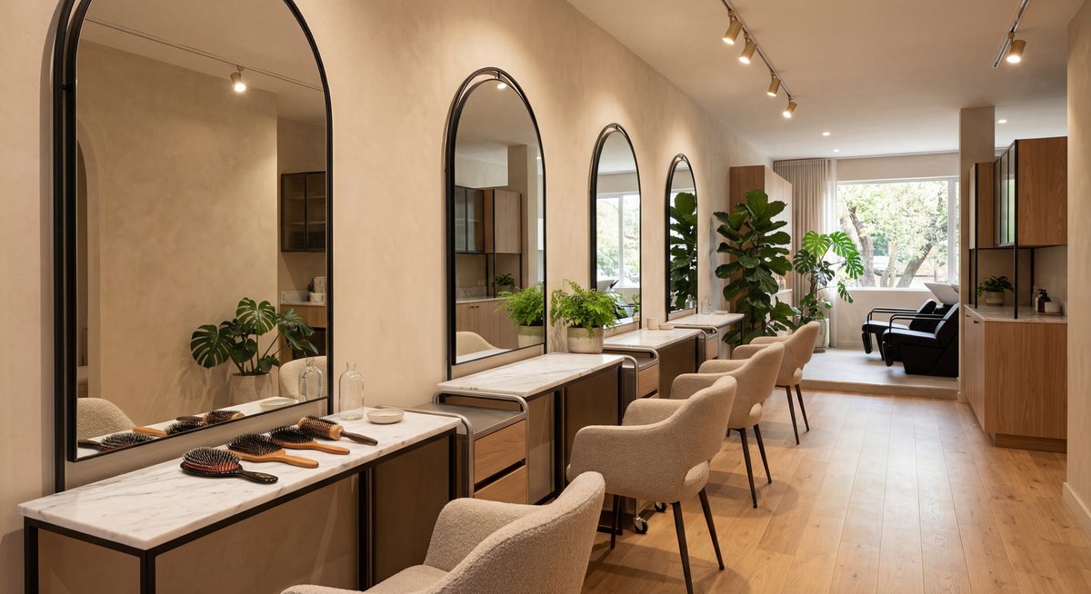 Modern salon interior